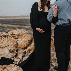 Anyuta Couture black lulu dress size S.